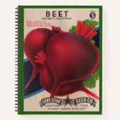 1950s het zaadpakket Beets Notitieboek (Voorkant)