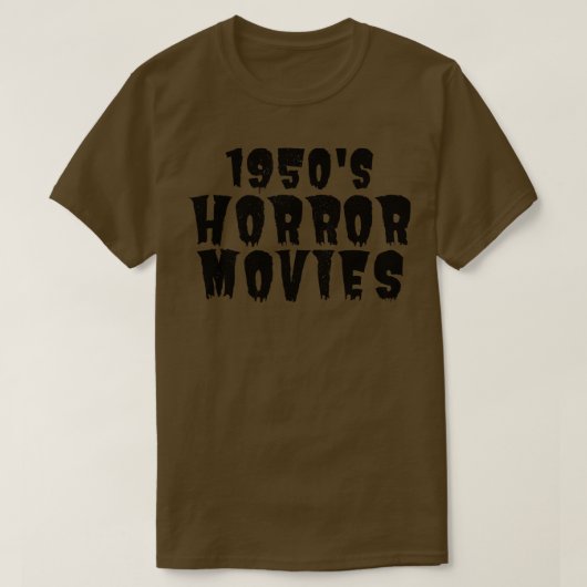 1950s Horror Addict 1 T-shirt (Design voorkant)