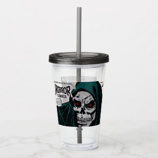 1950's HORROR Comics Acrylic Tumbler Acryl Drinkbeker
