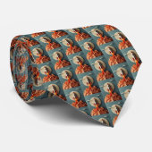 1950s inspired rocket ship tie  stropdas (Opgerold)
