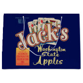 1950s Jack's Washington State Apples kratlabel Groot Cadeauzakje (Voorkant)