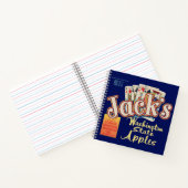 1950s Jack's Washington State Apples kratlabel Notitieboek (Binnen)