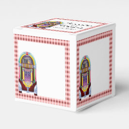 1950s  Jukebox Bruiloft Favor Box Bedankdoosjes