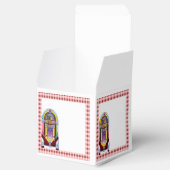 1950s Jukebox Bruiloft Favor Box Bedankdoosjes (Geopend)