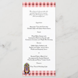 1950s Jukebox Bruiloft Menu