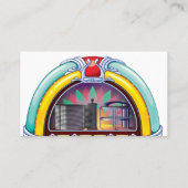 1950s Jukebox Trouwplaats Kaart Plaatskaartje (Achterkant)