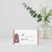 1950s Jukebox Trouwplaats Kaart Plaatskaartje (Staand voorkant)