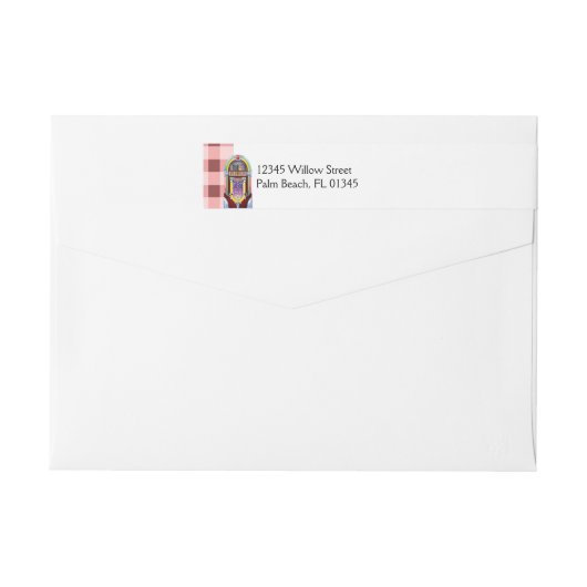 1950s Jukebox Wrap Around Label (Achterkant)