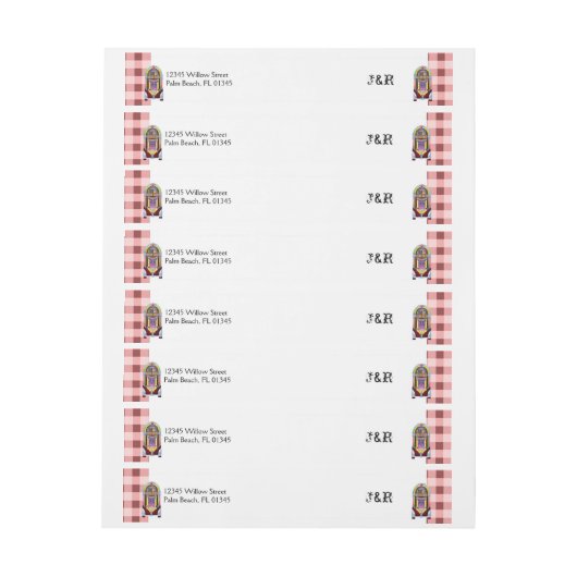 1950s  Jukebox Wrap Around Label (Vel)