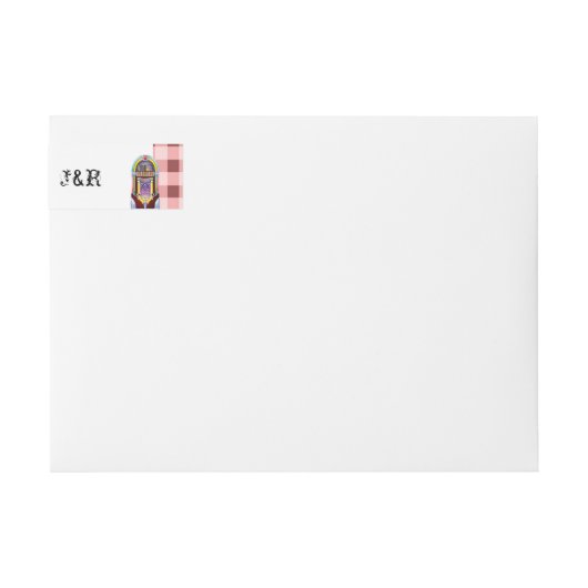 1950s Jukebox Wrap Around Label (Voorkant)