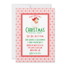 1950s Kerstmis Santa Party