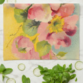 1950s Keuken  Retro Bloemen Theedoek (Gevouwen)