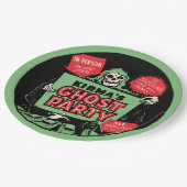 1950s Kirma's Ghost Party Spook Show Design Papieren Bordje (Gekanteld)
