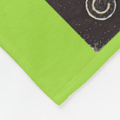 1950s komkommers zaad envelop cover fleece deken (Hoek)