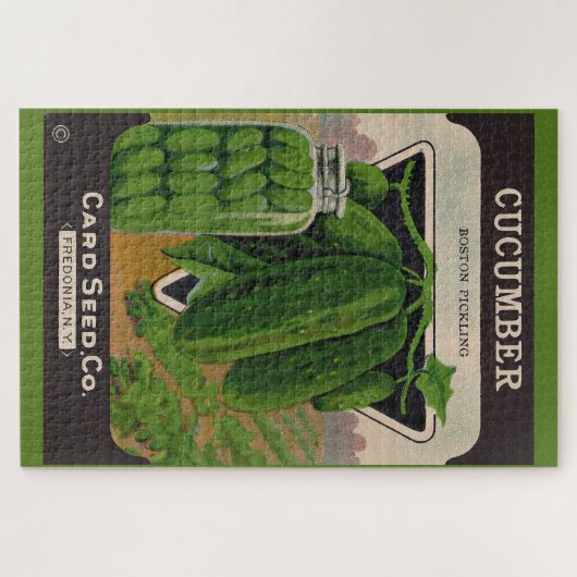 1950s komkommerzaadhoes legpuzzel (Horizontaal)