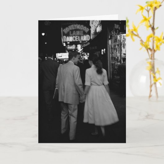 1950s Koppel Kaart (Gele Bloem)