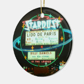 1950's Las Vegas Stardust Casino Neon Sign Keramisch Ornament (Links)