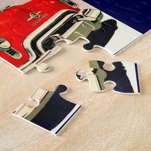 1950s Maak een date met Rocket 8 Legpuzzel (Zijkant)