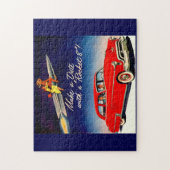 1950s Maak een date met Rocket 8 Legpuzzel (Verticaal)