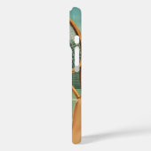 1950s Magazine Illustratie Tennis Vrouw Case-Mate iPhone Case (Achterkant / Links)