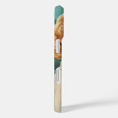 1950s Magazine Illustratie Tennis Vrouw Case-Mate iPhone Case (Achterkant / Rechts)