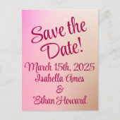 1950's Malt Shop Kleuren Bruiloft RSVP Briefkaart (Voorkant)