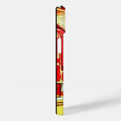  1950's man in pak lezen krantenkunst Case-Mate iPhone case (Achterkant / Rechts)