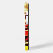  1950's man in pak lezen krantenkunst Case-Mate iPhone case (Achterkant / Links)