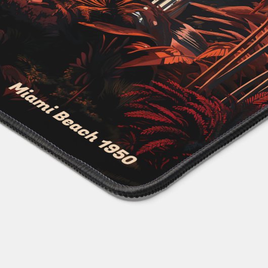 1950s Miami Beach tuin villa Bureaumat (Hoek)