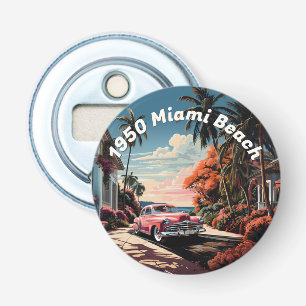 1950s Miami Beach tuin villa Button Flesopener