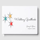 1950s Mid Century Rock & Roll Bruiloft Gastenboek (Voorkant)