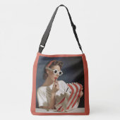 1950s mode fotoafdrukken crossbody tas (Achterkant)
