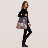 1950s mode fotoafdrukken crossbody tas (Op model)