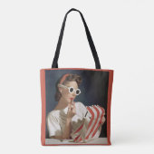 1950s mode fotoafdrukken tote bag (Achterkant)
