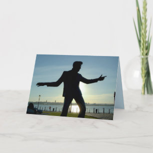 1950'S MUZIEK ROCKIN' ROLLER VERJAARDAG KAART