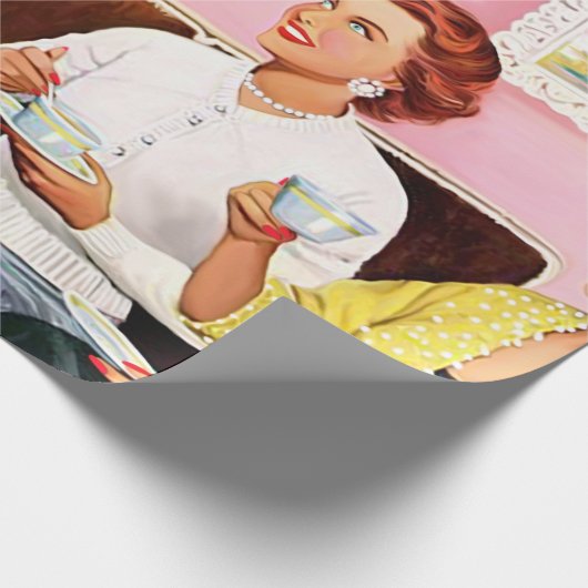 1950'S NA TEA CADEAUPAPIER (Hoek)