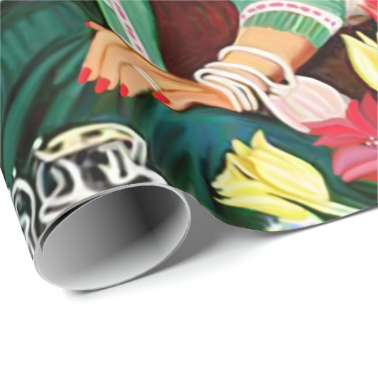 1950'S NA TEA CADEAUPAPIER (Rol Hoek)