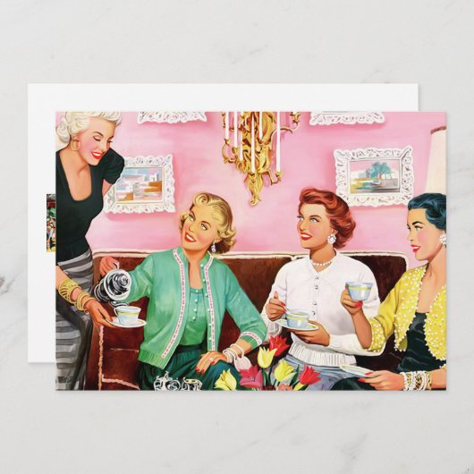 1950'S NA TEA KAART (Voorkant / Achterkant)