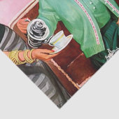 1950'S NA TEA TISSUEPAPIER (Detail)