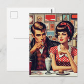 1950s Paar Briefkaart (Voorkant / Achterkant)