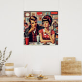 1950s Paar Poster (Keuken)