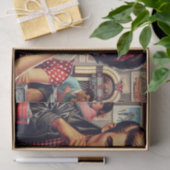 1950s Paar Tissuepapier (Geschenk)