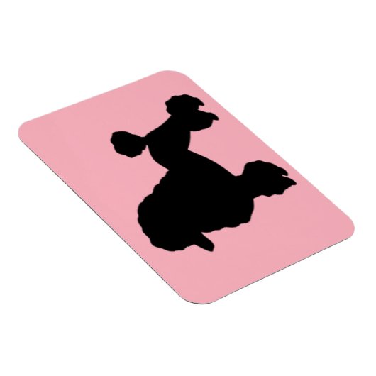 1950's Pink Poodle Rok Geïnspireerde Flexibele Mag Magneet (Rechterzijde)