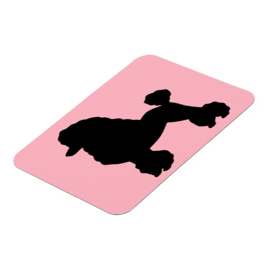 1950's Pink Poodle Rok Geïnspireerde Flexibele Mag Magneet (Linkerzijde)