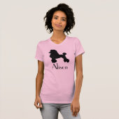 1950s Poodle Skirt geïnspireerd op T-Shirt (Voorkant volledig)