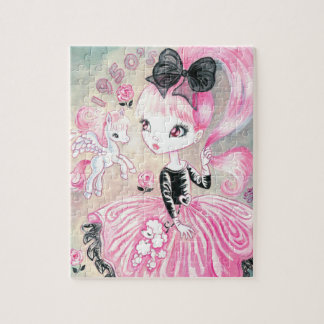 1950's poodle skirt girl legpuzzel