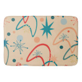1950s Retro atoompatroon Badmat (Voorkant)