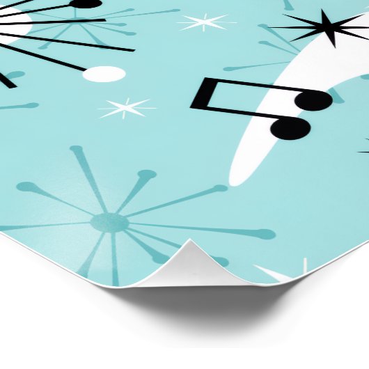 1950s Retro Diner Menu Perfect Poster (Hoek)