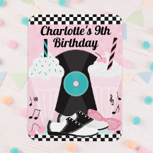 1950s Retro Diner Verjaardagsfeest Voorkeur Magnet