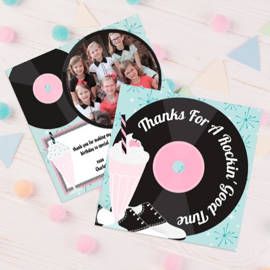 1950s Retro Diner Verjaardagskaart – Sock H Kaart